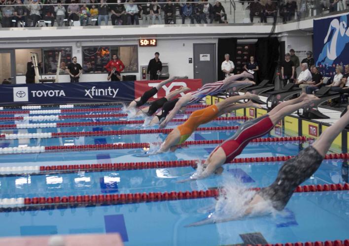 Diving off Blocks