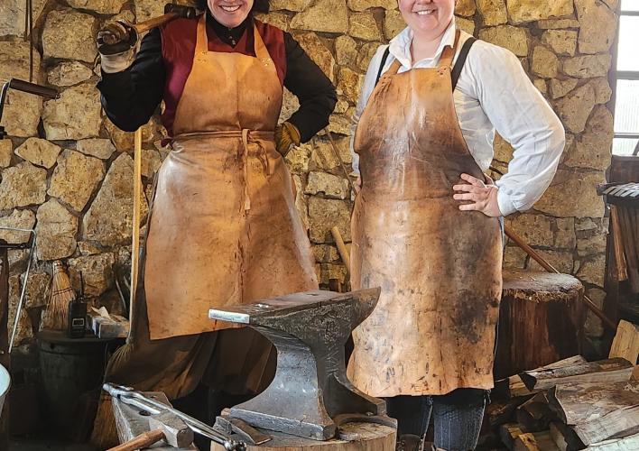 Blacksmiths at Naper Settlement