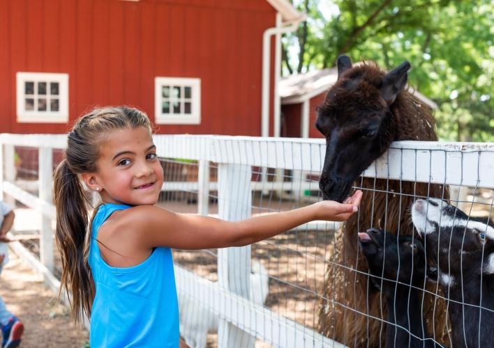 Child with Goat