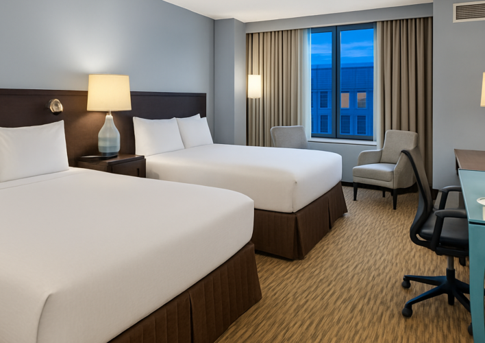 Double the Comfort with Two Queen Beds