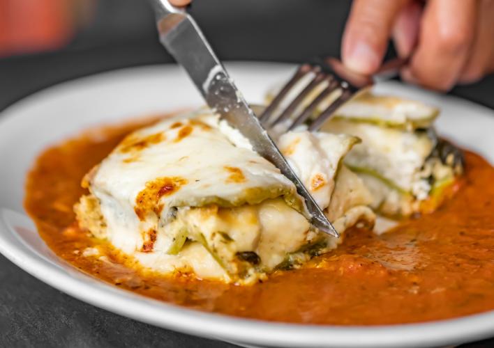 Lasagna Florentine Action