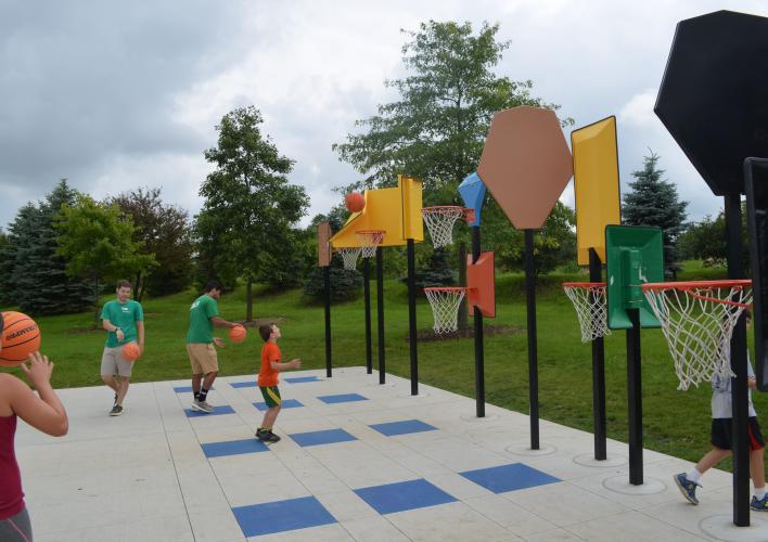 McCaslin Park BankShot Basketball Court