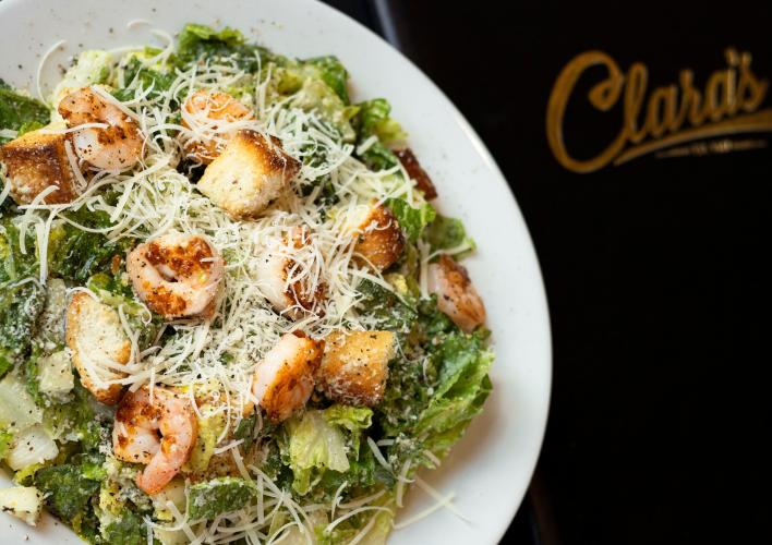 Ceasar Salad with Shrimp