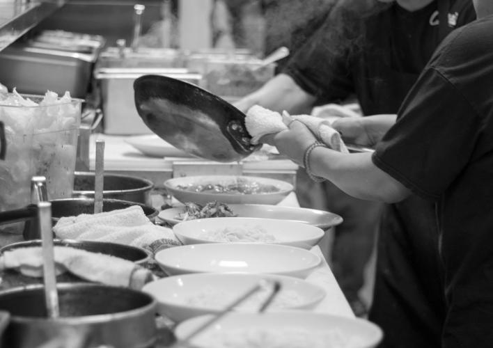 Kitchen Action Shot