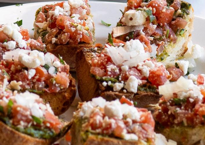Pesto Bruschetta