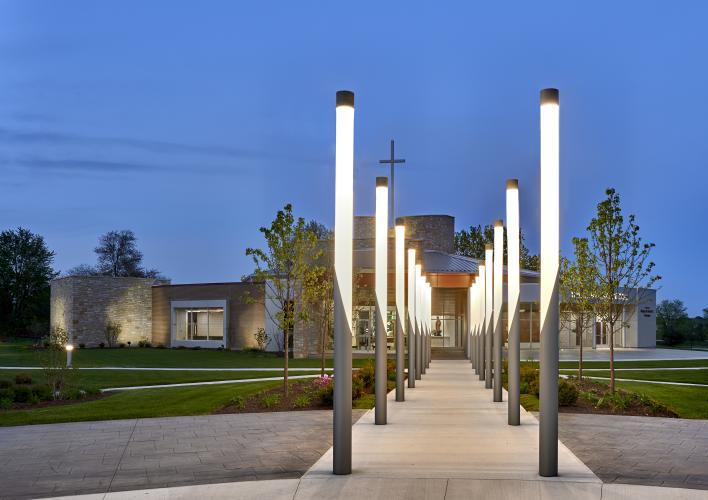 Exterior walkway to National Shrine