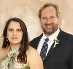Shanti and Markus from Manna. They are dressed nicely for a formal event