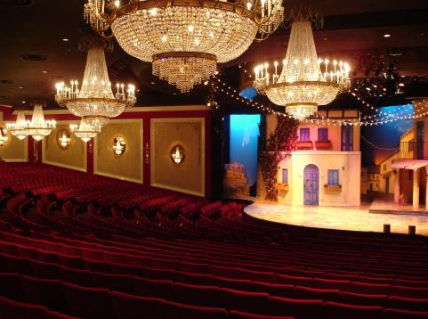 Drury Lane Theatre seats and stage