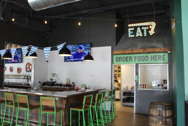 Noon Whistle Lombard kitchen/bar