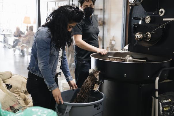 Melissa at Brewpoint Coffee