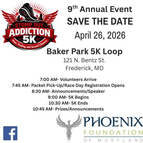 Stomp Out Addiction 5K Run/Walk