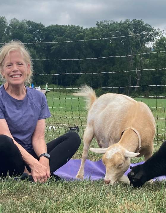 Goat Yoga at Rocky Point Creamery