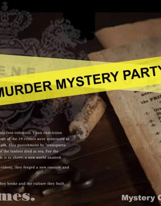 Murder Mystery Party - "19 Crimes"
