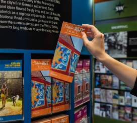 Public Art Trail brochure at Frederick Visitor Center