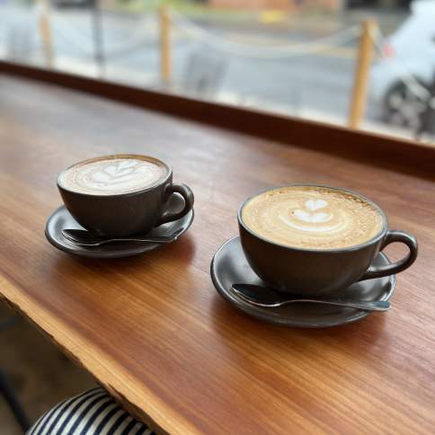 Coffee From Gravel and Grind in Downtown Frederick