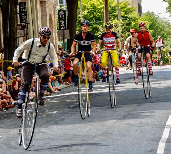 Experience the Spectacle of the Nation's Largest High Wheel Bike Race in Frederick, MD