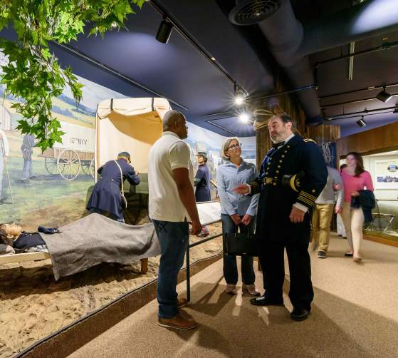 Visitors at the National Museum of Civil War Medicine