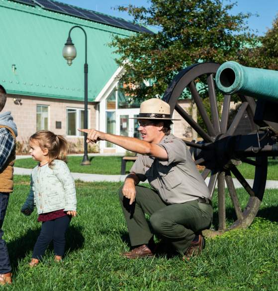 Monocacy Battlefield Cannon Park Ranger