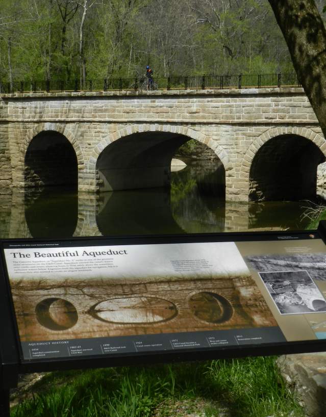 Catoctin Aqueduct with marker