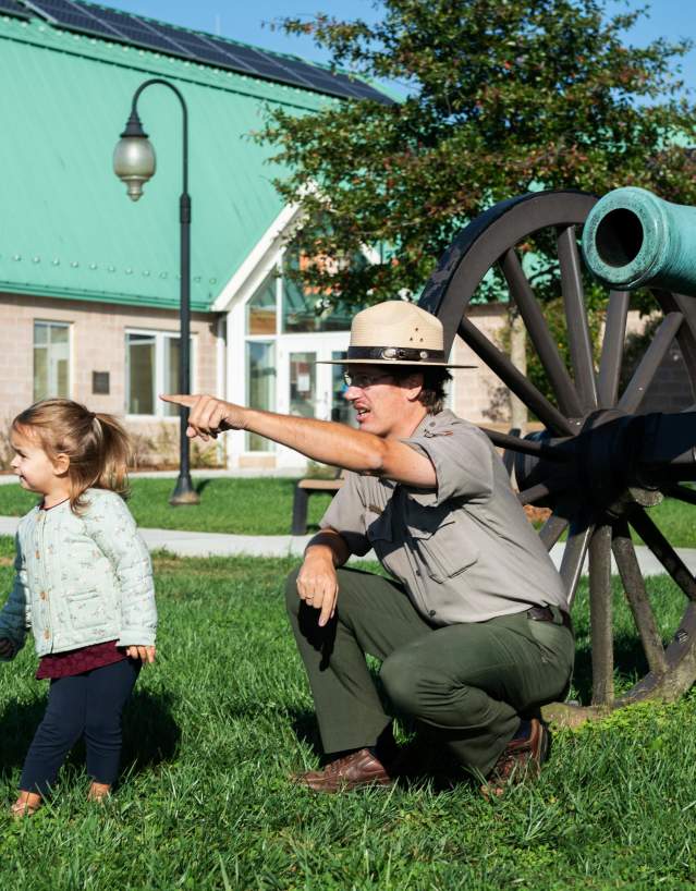 Monocacy Battlefield Cannon Park Ranger