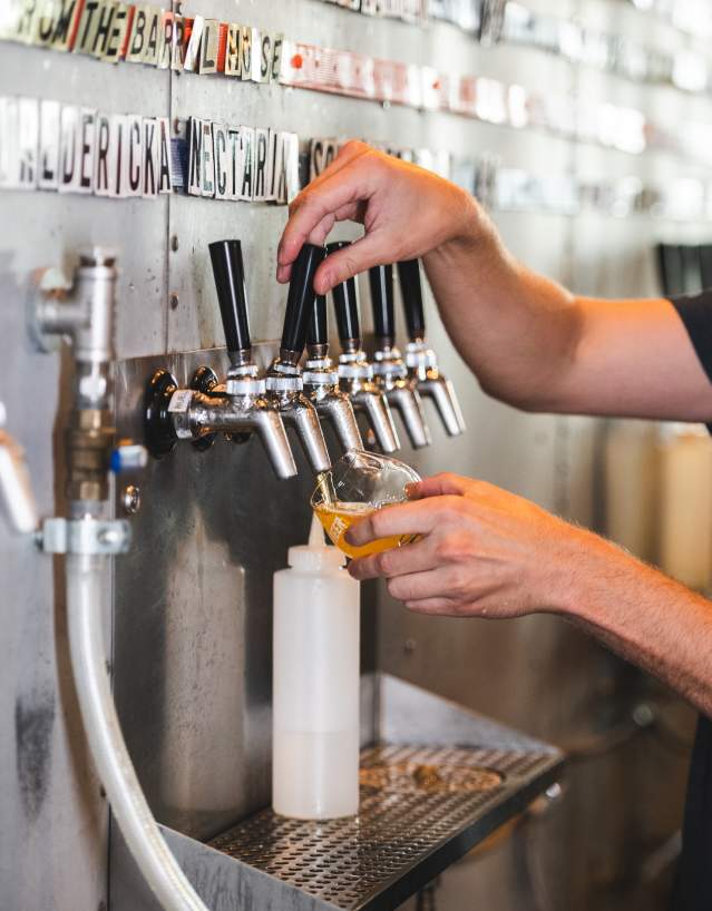 Attaboy Beer Pour