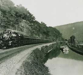 Railroad and canal near Brunswick, MD