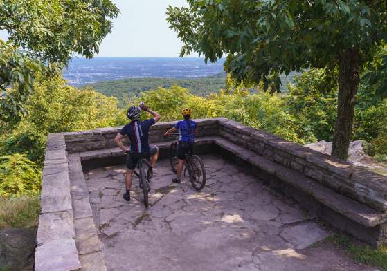 An overlook view over the City of Frederick