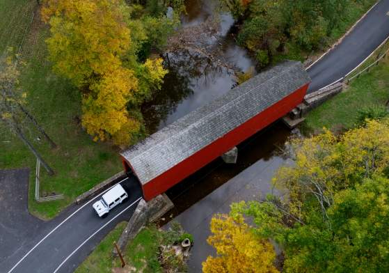 Covered Bridge Driving