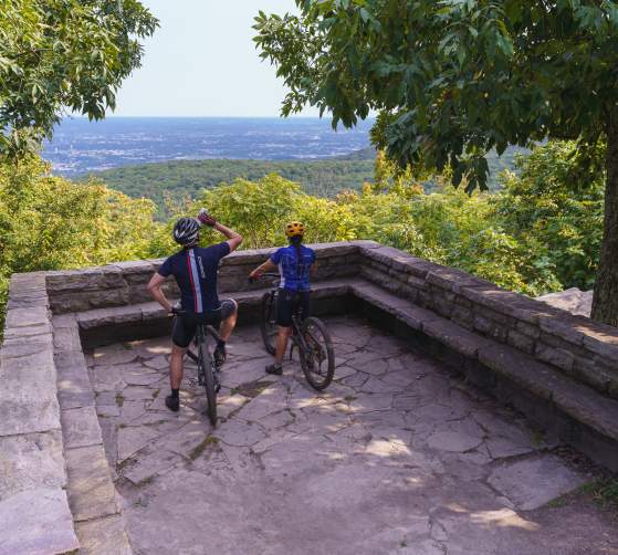 An overlook view over the City of Frederick