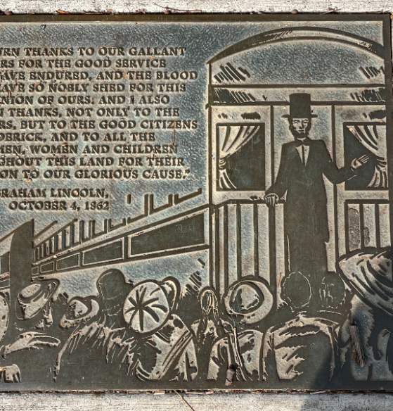 Famous Footsteps in Frederick - Abraham Lincoln
