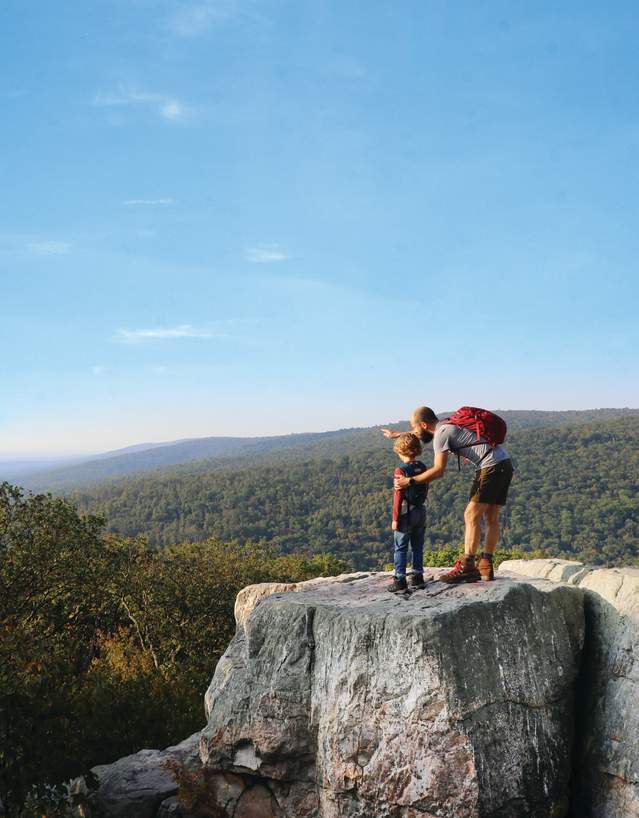 A hike at Catoctin Mountain Park above Thurmont, MD