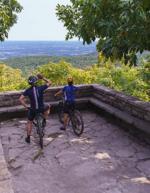 An overlook view over the City of Frederick