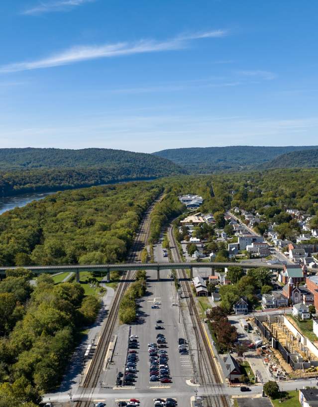 Aerial Main Street photos