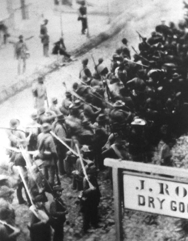 Civil War soldiers in Frederick