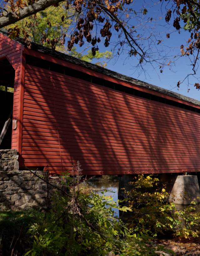 Loy's Station Covered Bridge is part of the Covered Bridges Driving Tour in Frederick County, MD