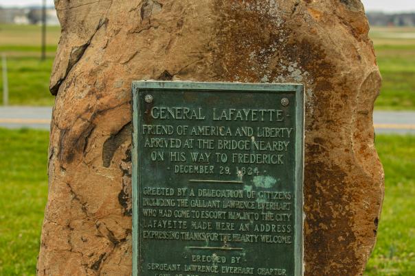 JUG BRIDGE HISTORICAL LAFAYETTE MARKER