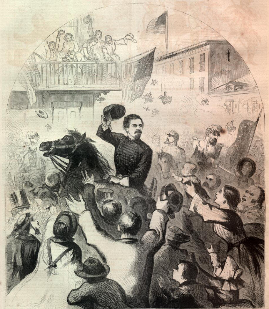 McClellan in Frederick