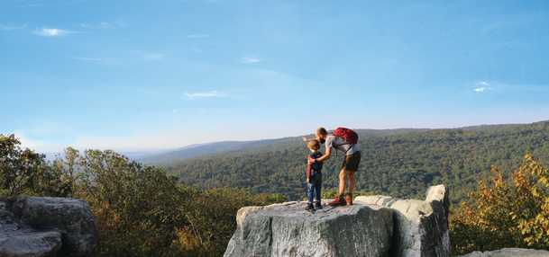 A hike at Catoctin Mountain Park above Thurmont, MD