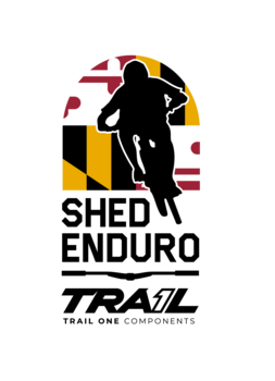 The Shed Enduro Logo at the Frederick Watershed