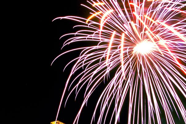 Fireworks at Baker Park