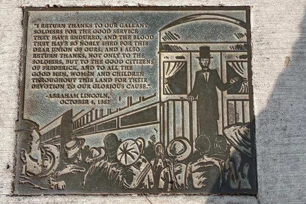 Lincoln Speech engraved on a wall