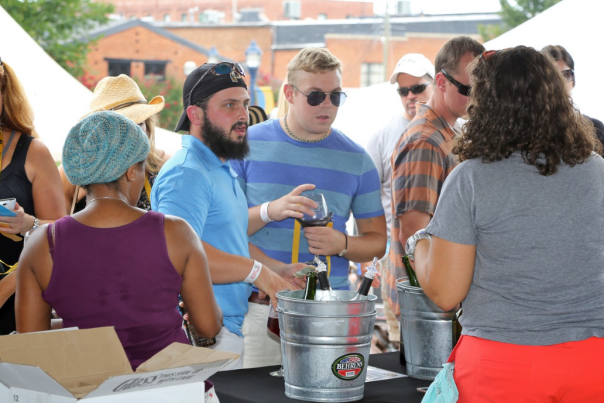 Frederick Wine Festival tasting