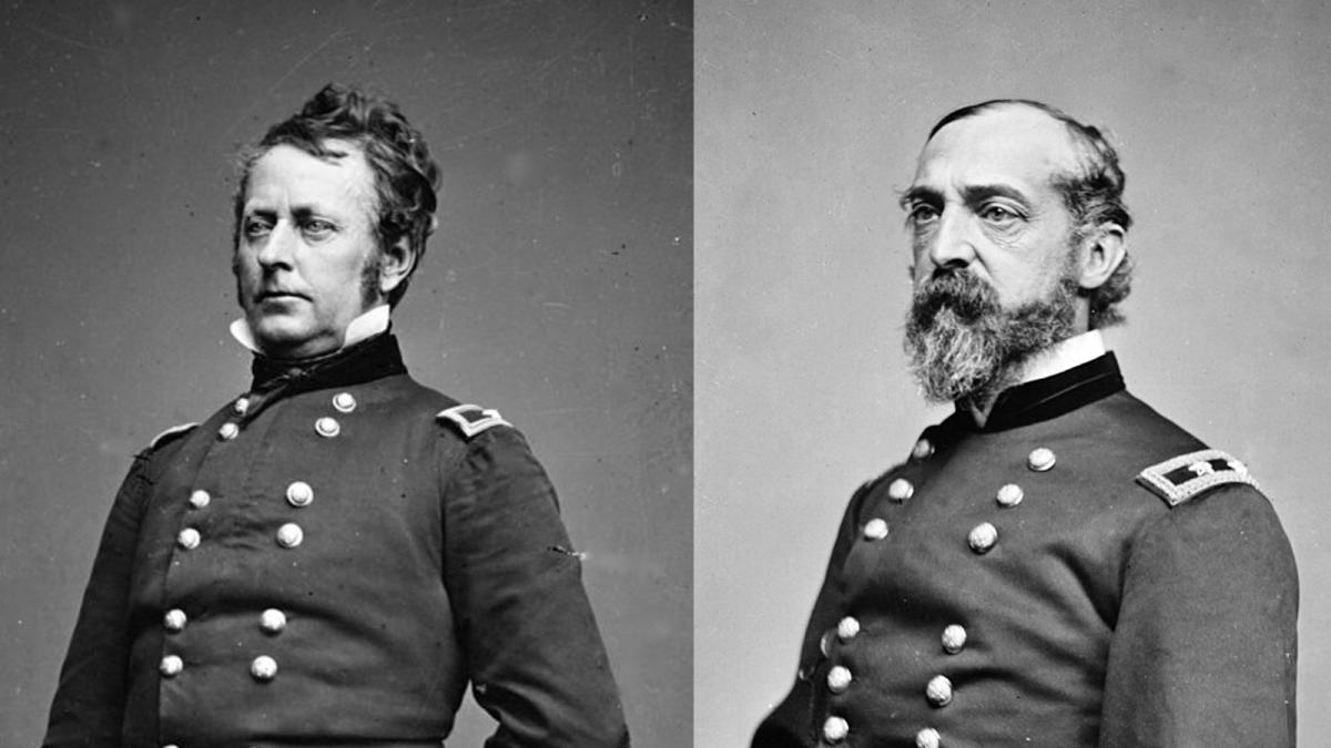 Joseph Hooker and George Meade