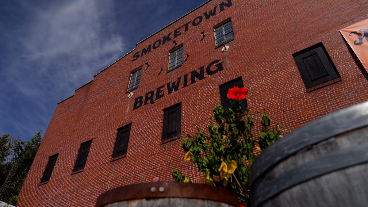 Outside view of Smoketown Brewing Station in Brunswick, MD