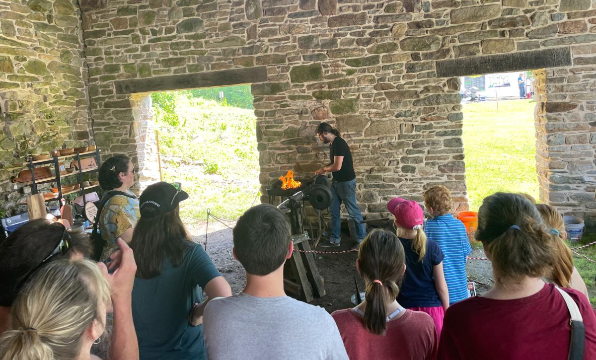 Maryland Iron Festival Demonstration