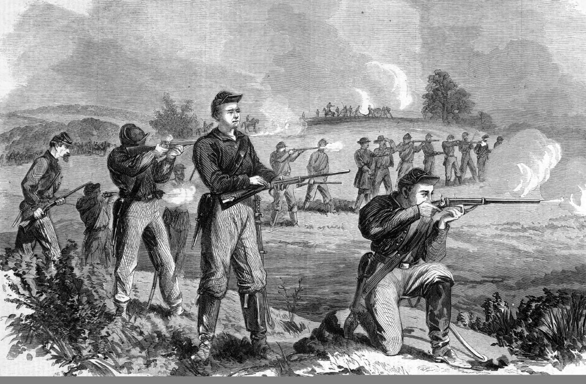 Cavalry Skirmishing during the Civil War