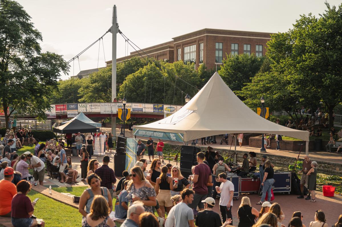 Alive @ Five concert image on Carroll Creek Park