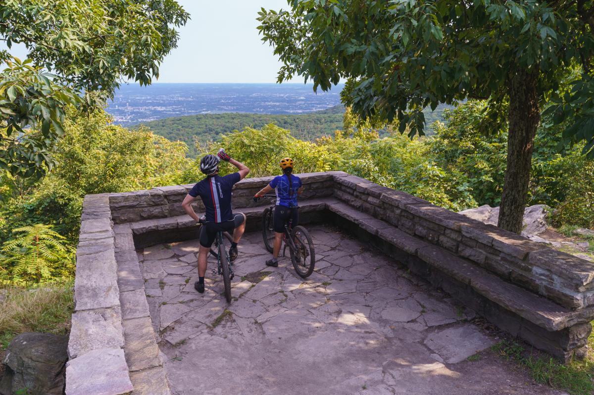 An overlook view over the City of Frederick