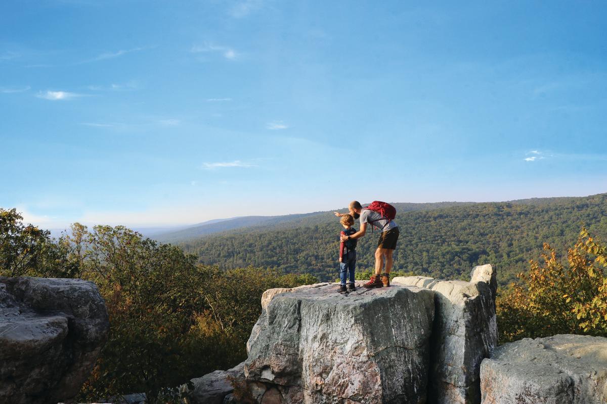 A hike at Catoctin Mountain Park above Thurmont, MD