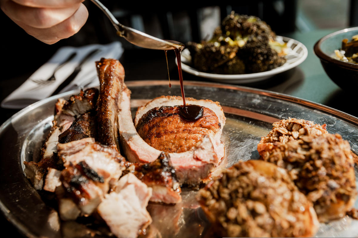 A meal at the Wine Kitchen